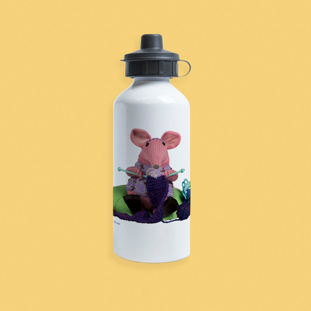 The Queen of Knitters Clangers Water Bottle
