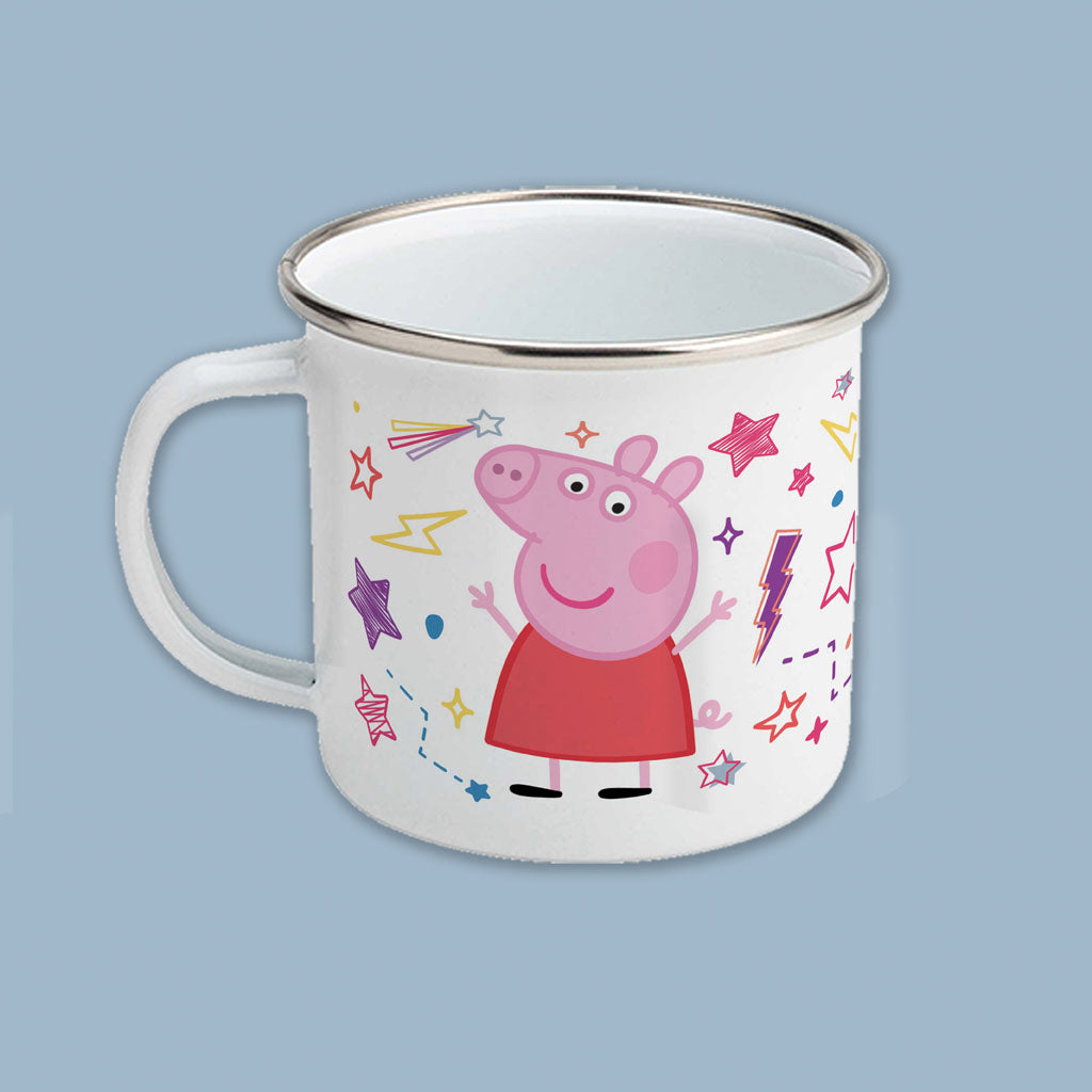 Stars Enamel Mug