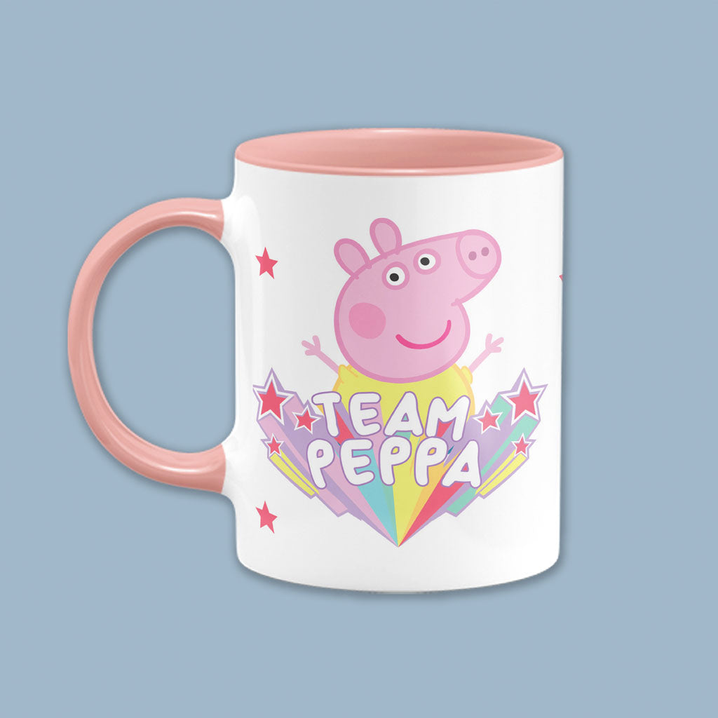 Team Peppa Coloured Insert Mug