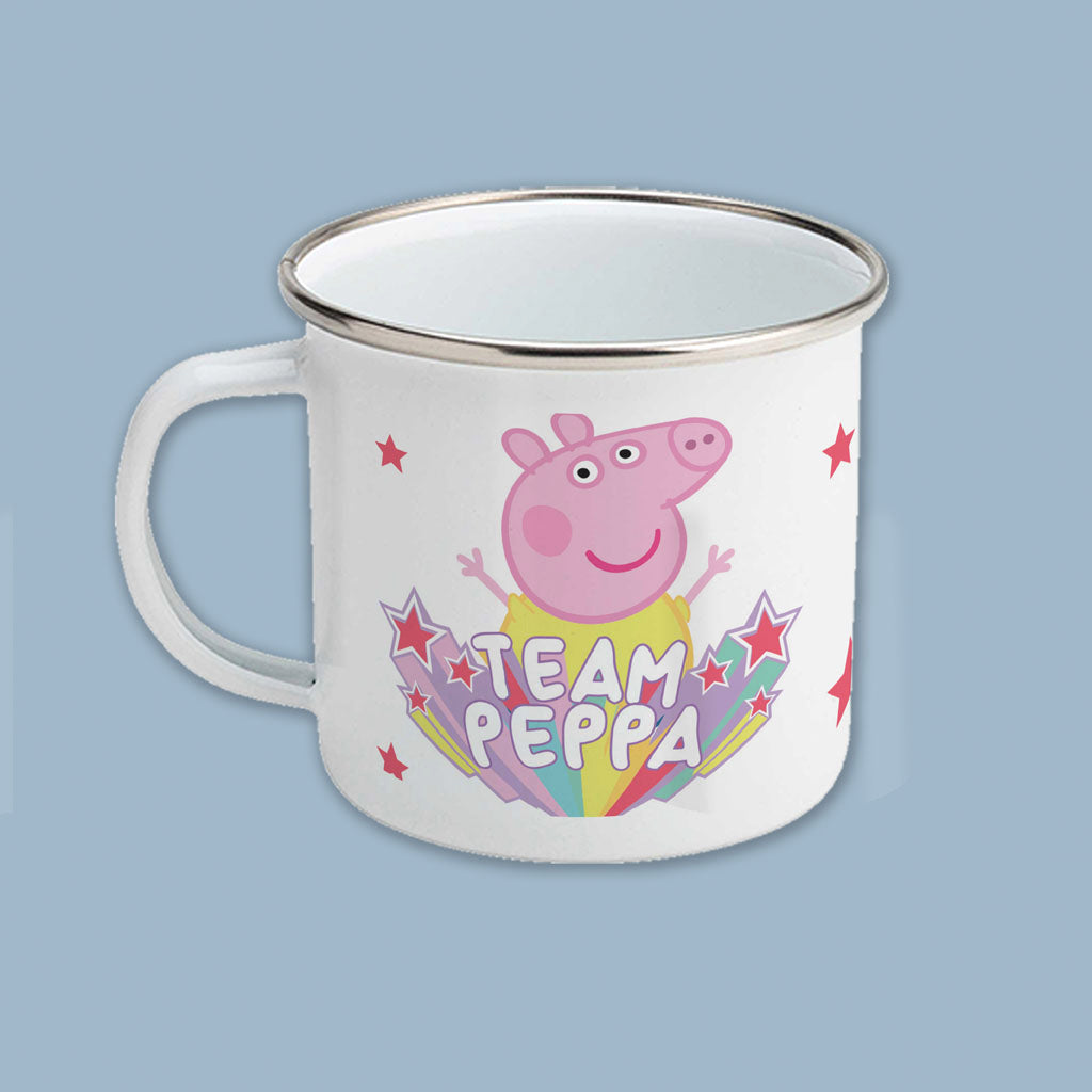 Team Peppa Enamel Mug