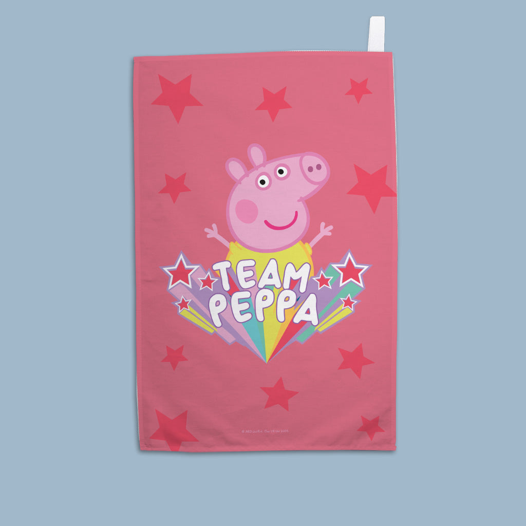 Team Peppa Tea Towel