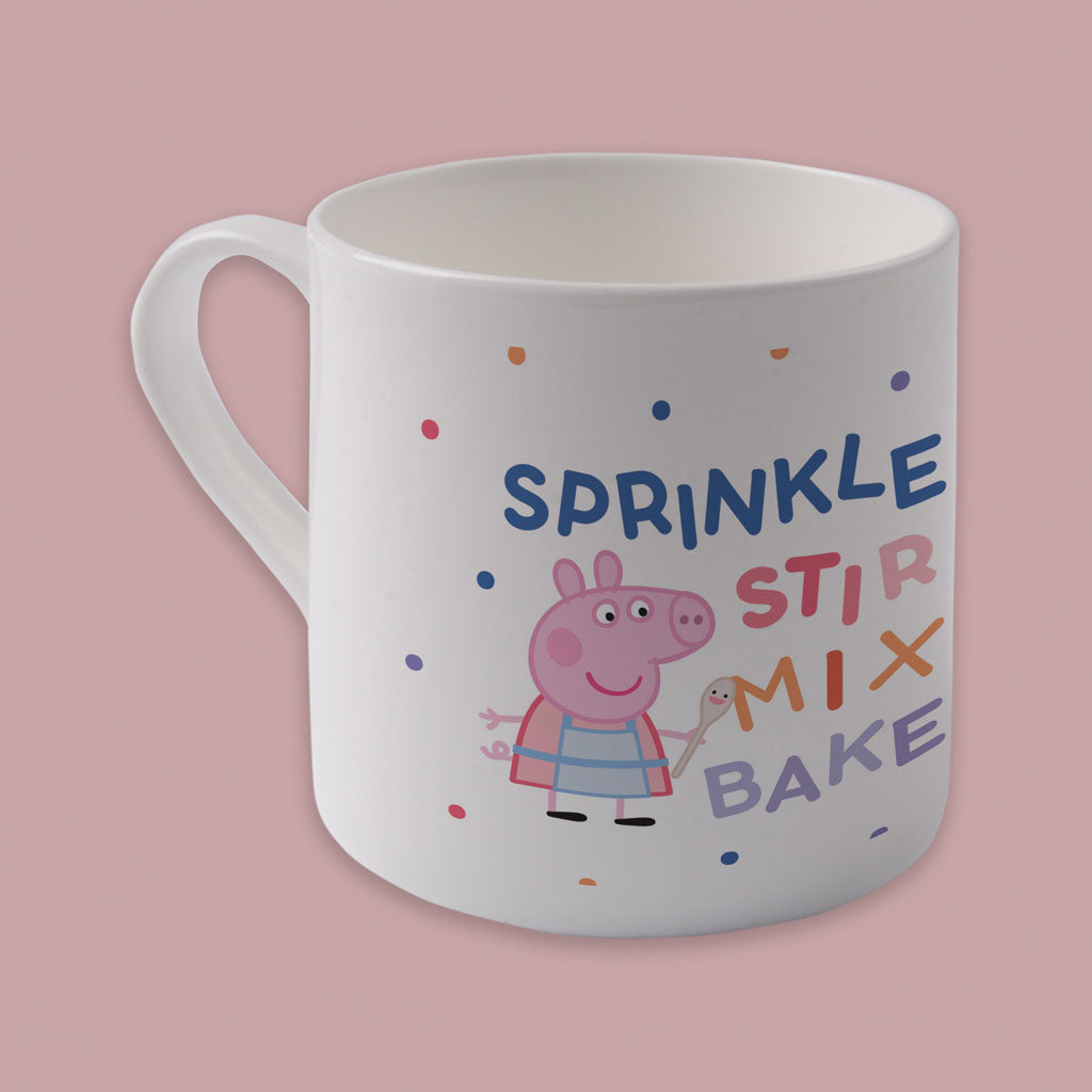 Sprinkle Stir Mix Bake Bone China Mug