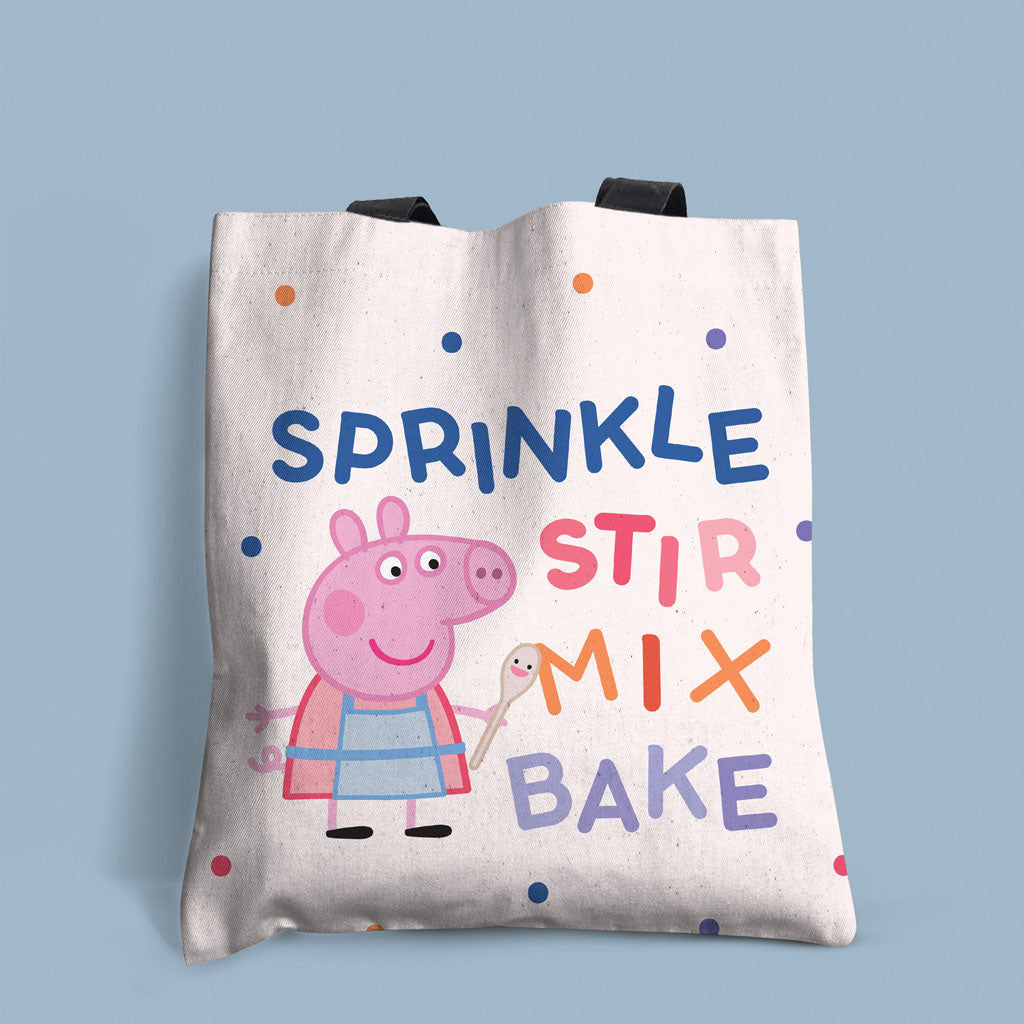 Sprinkle Stir Mix Bake Edge-to-Edge Tote Bag