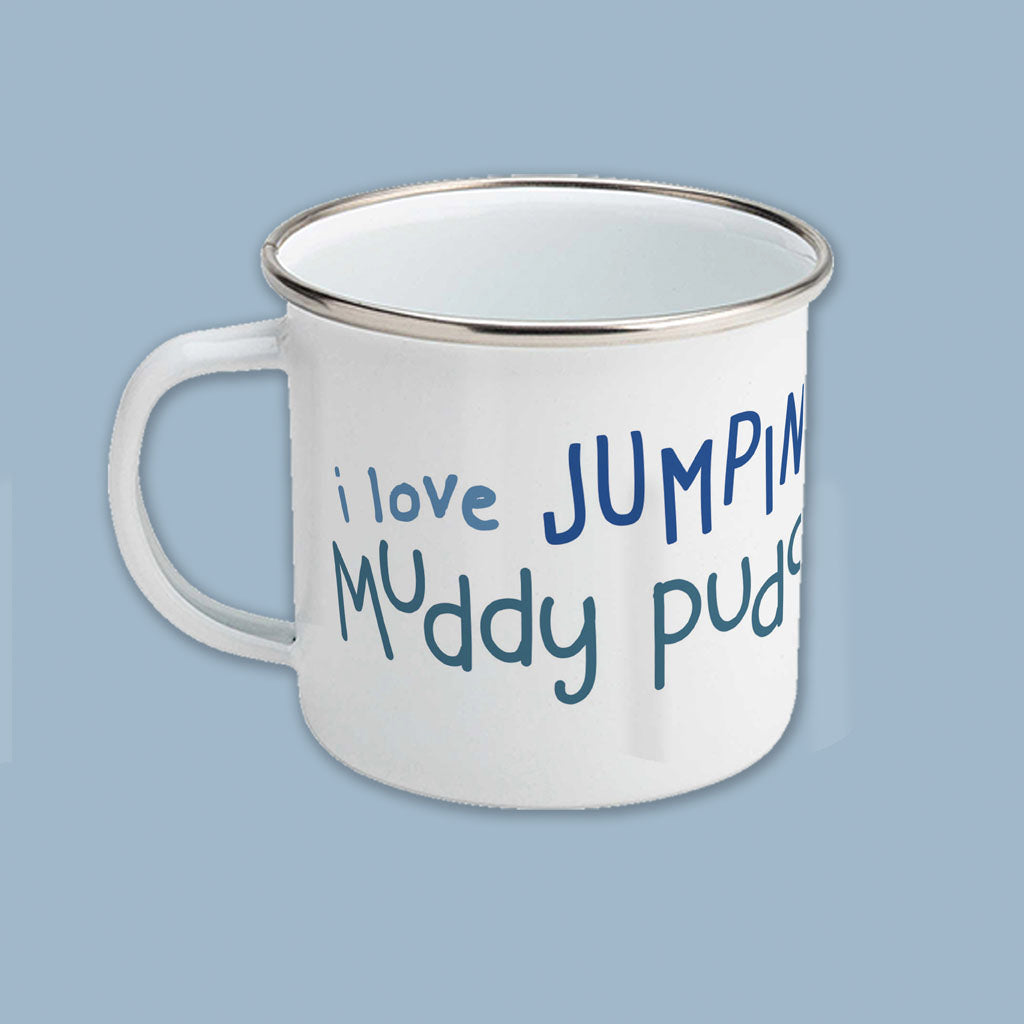 George Muddy Puddles Enamel Mug