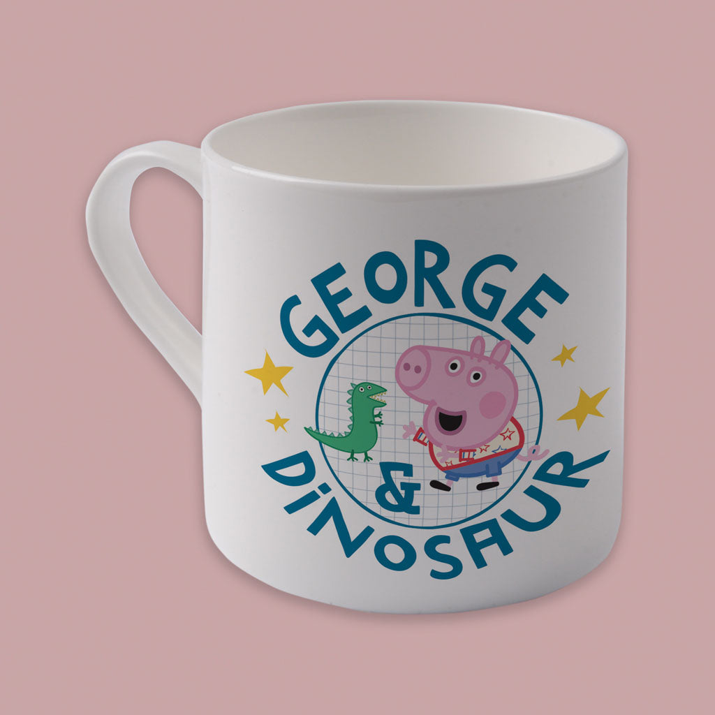 George and Dinosaur Bone China Mug