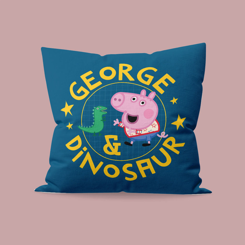 George and Dinosaur Cushion