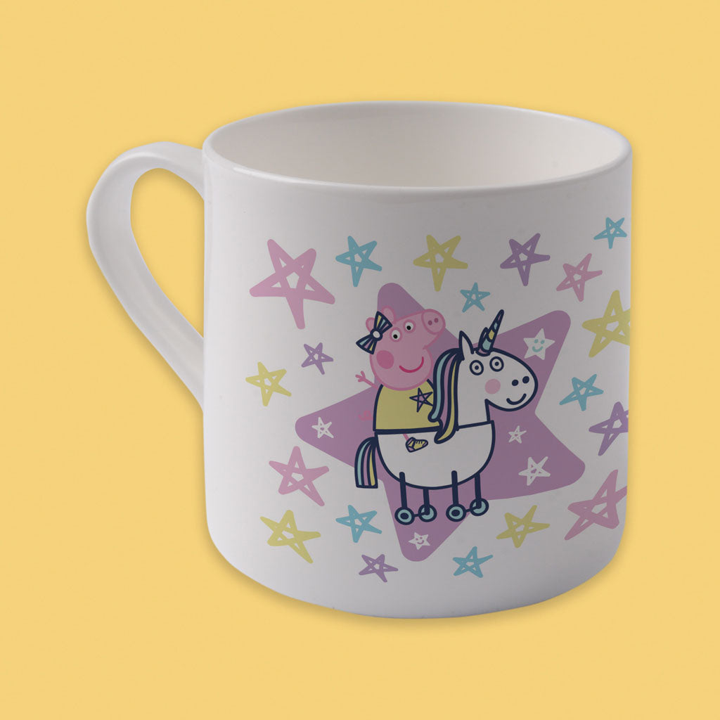 Peppa and Unicorn Bone China Mug