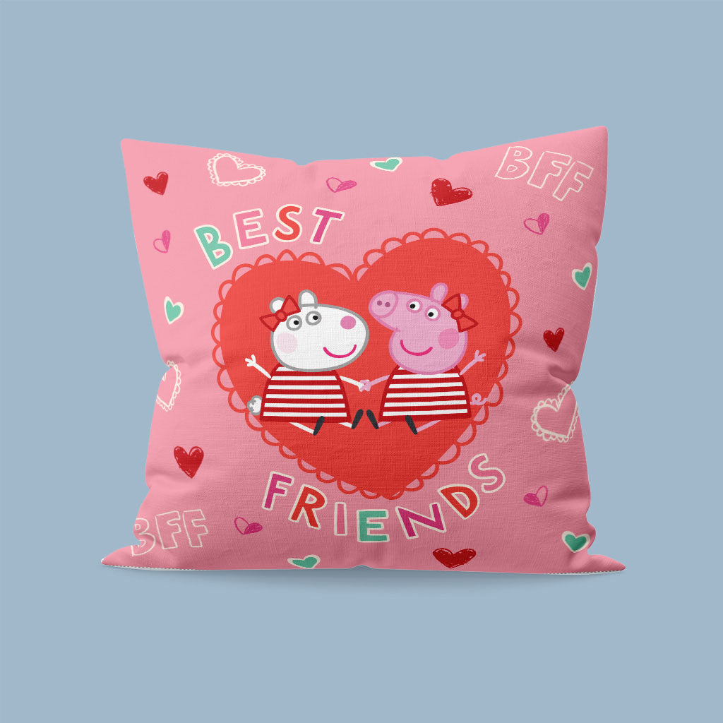 Best Friends Love Hearts Cushion