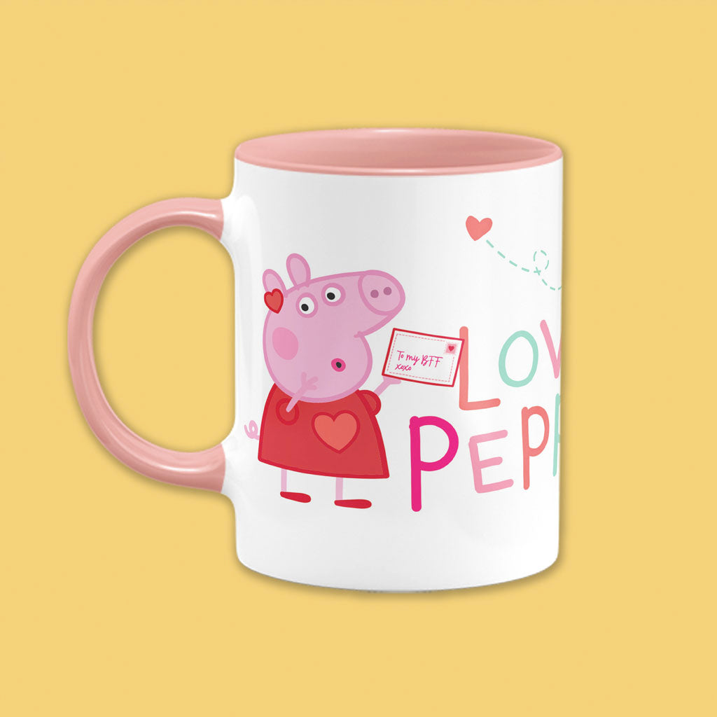 Love Peppa Coloured Insert Mug