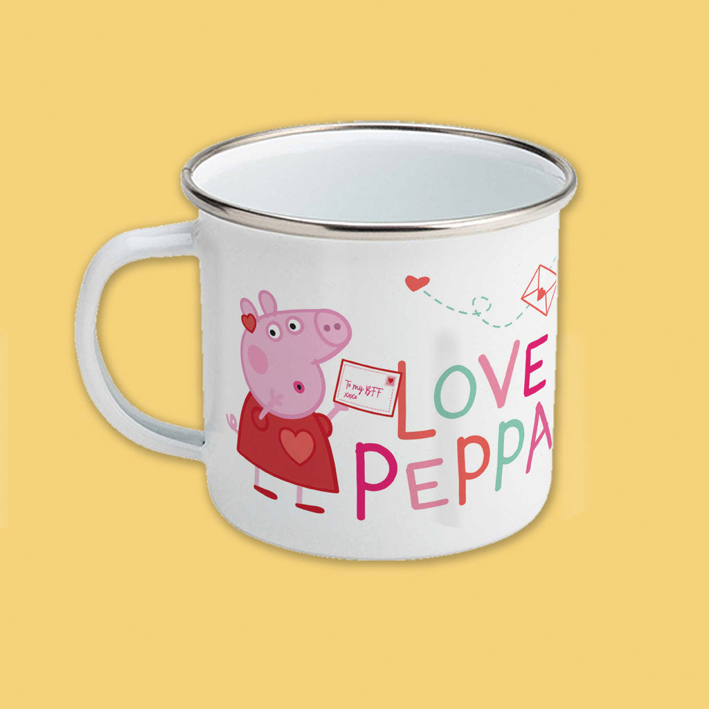 Love Peppa Enamel Mug