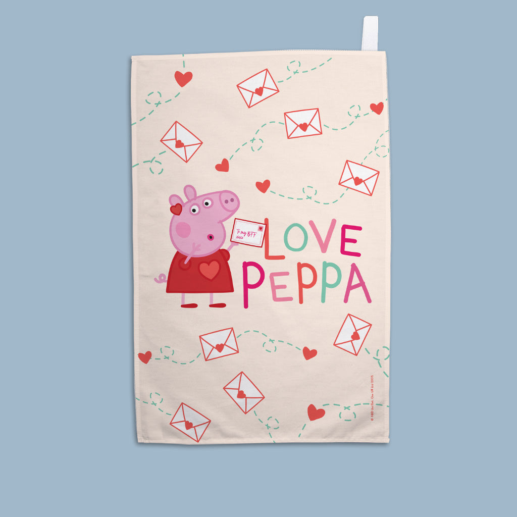 Love Peppa Tea Towel