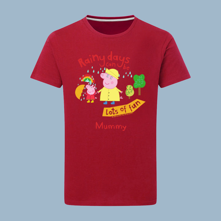 Rainy Days Mummy Pig T-Shirt