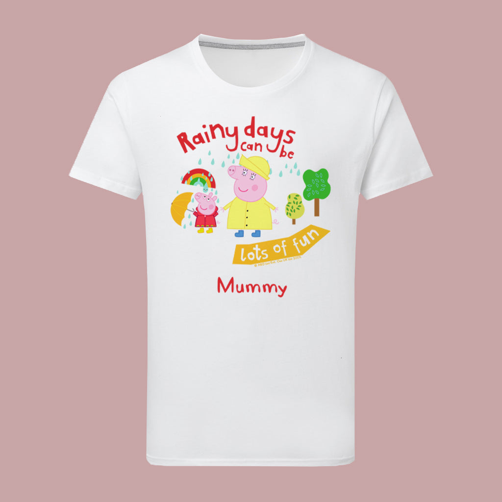 Rainy Days Mummy Pig T-Shirt
