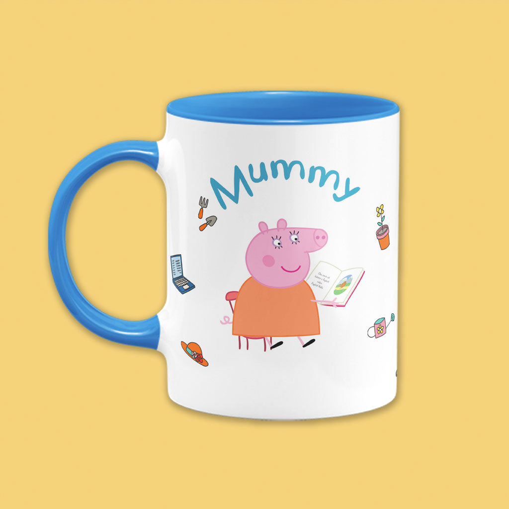 Very Wise Mummy Pig Coloured Insert Mug