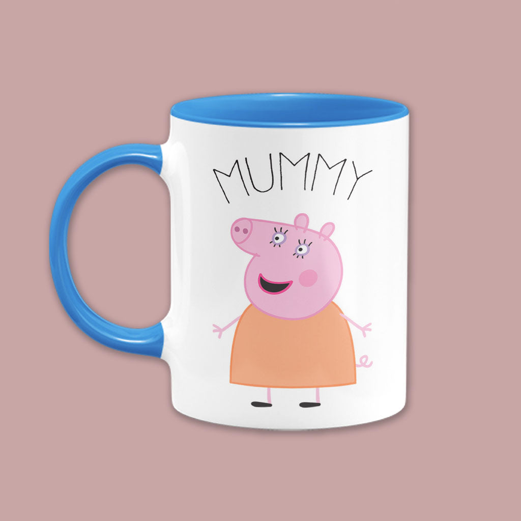 Mummy Pig Coloured Insert Mug