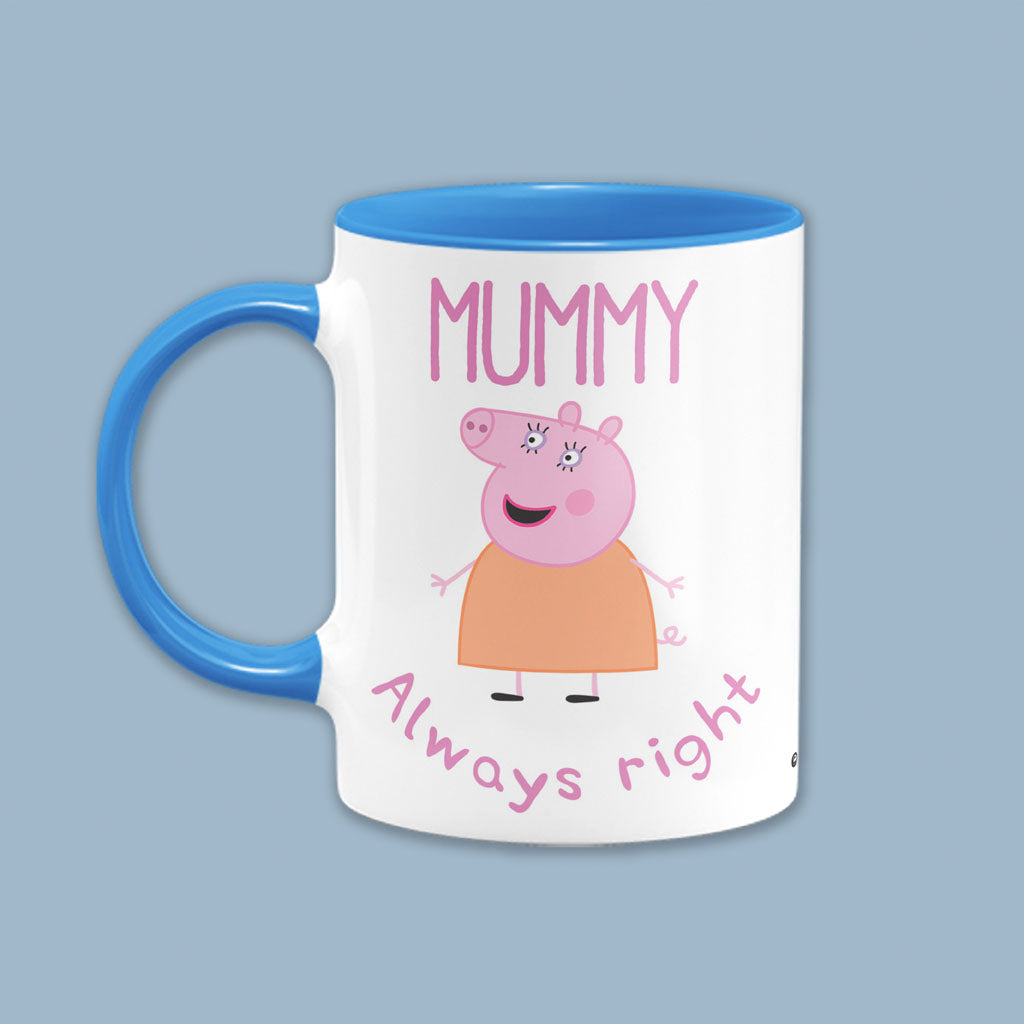 Mummy is Always Right Coloured Insert Mug
