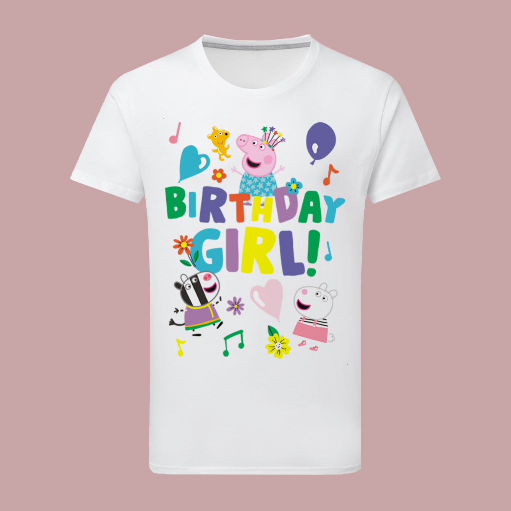 Peppa Pig Birthday Girl T-Shirt