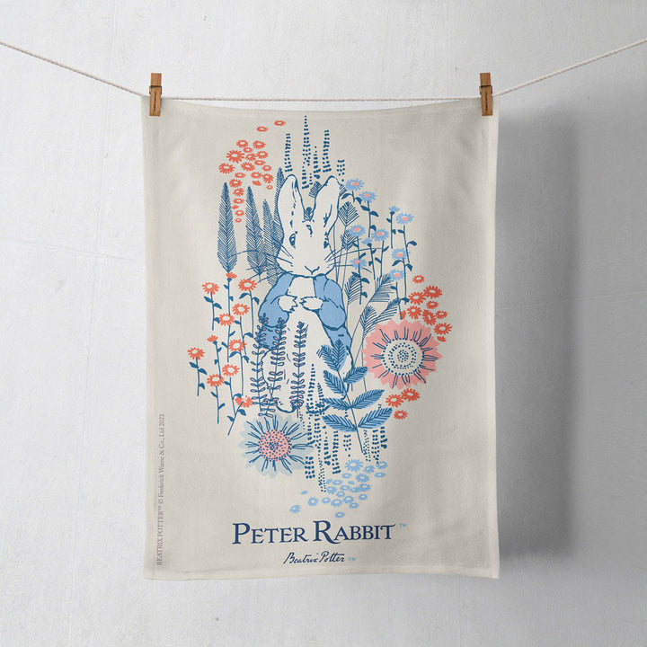 Peter in the Meadow Tea Towel