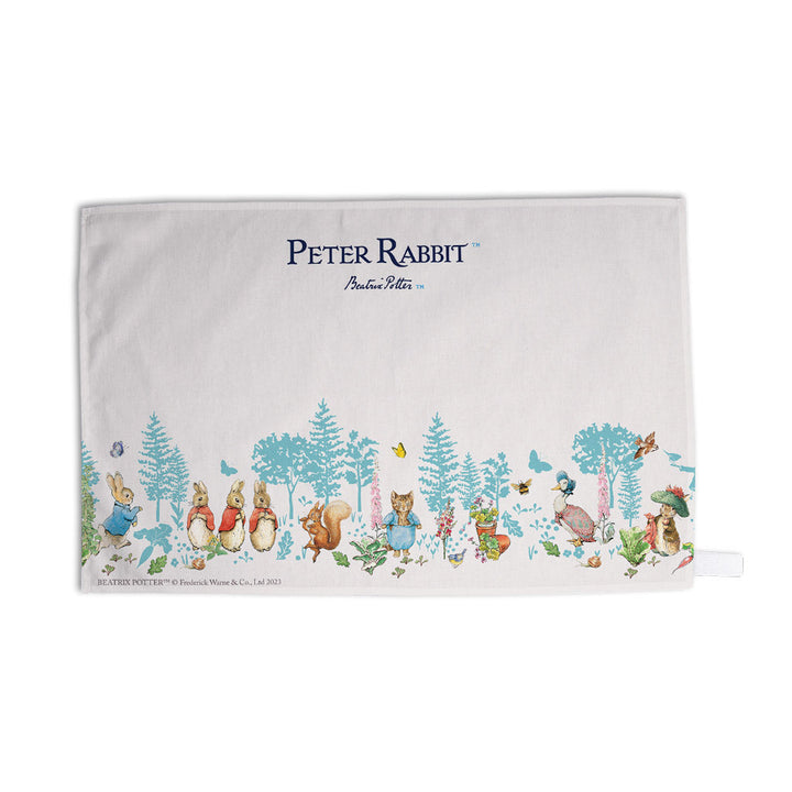 Garden Frieze Tea Towel