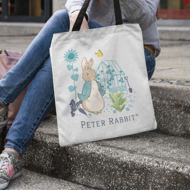 Peter Rabbit Greenhouse Edge-to-Edge Tote Bag