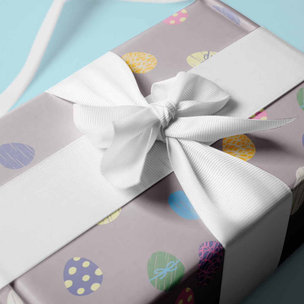 Easter Egg Brown Gift Wrap