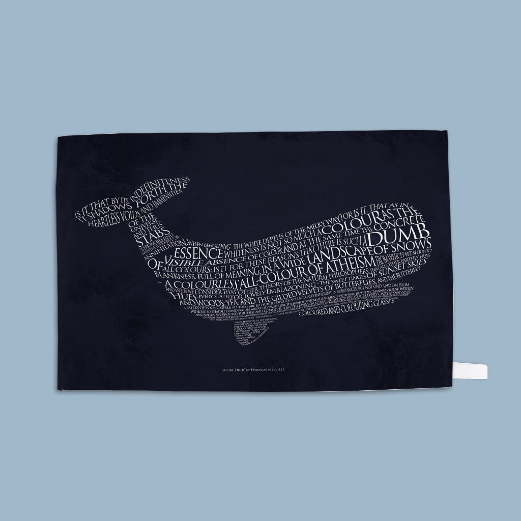 Herman Melville Quote - Moby Dick Tea Towel