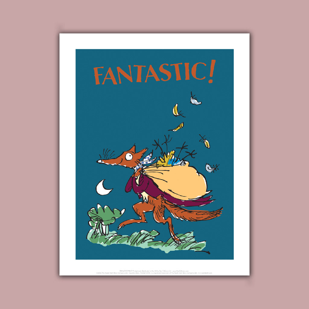 Roald Dahl - Fantastic Mr Fox 2 Art Print