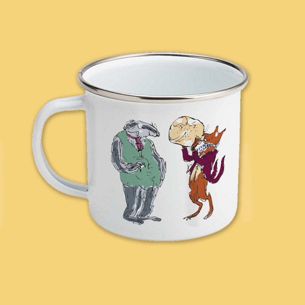 Roald Dahl quote - Fantastic Mr Fox Enamel Mug