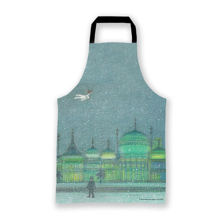 The Snowman Night Scene Apron