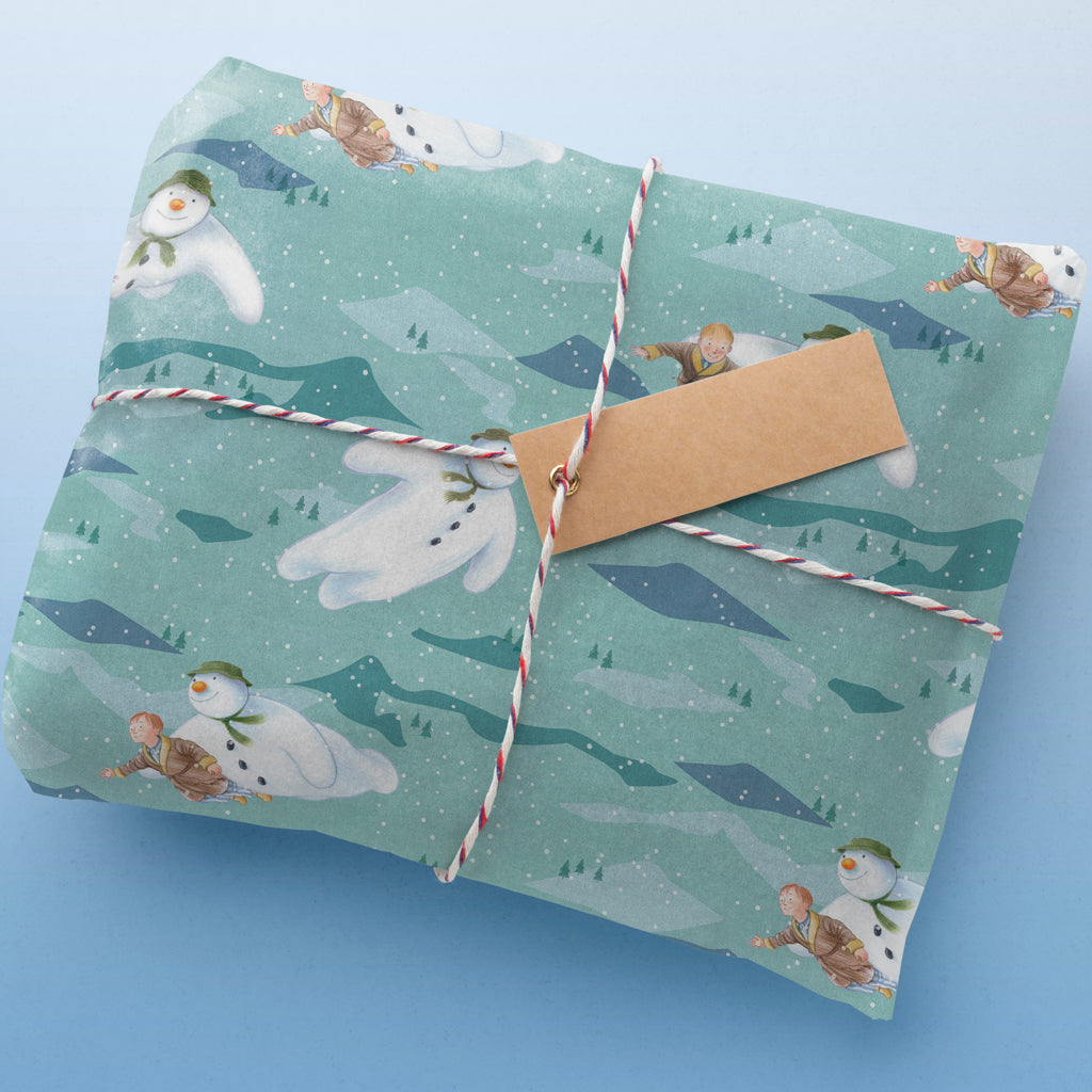 The Snowman walking through the air Gift Wrap