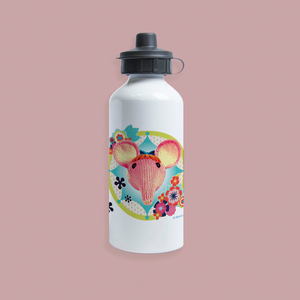 Hearts and Flowers Clangers Water Bottle