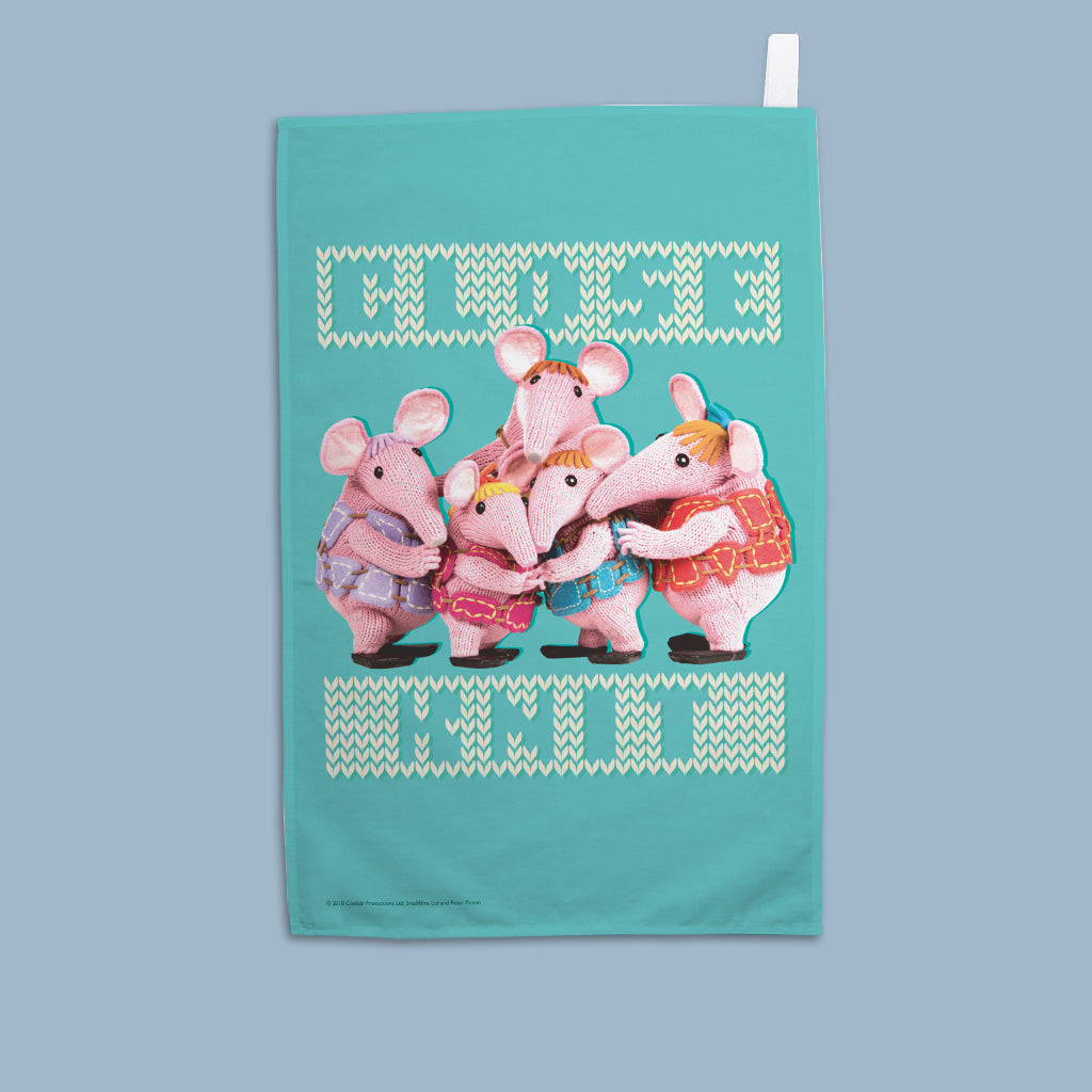 Close Knit Clangers Tea Towel