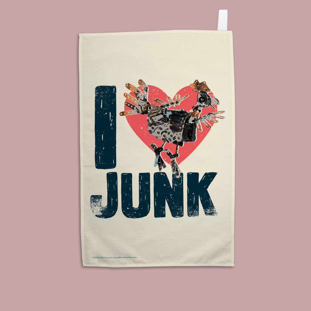 I Love Junk Clangers Tea Towel