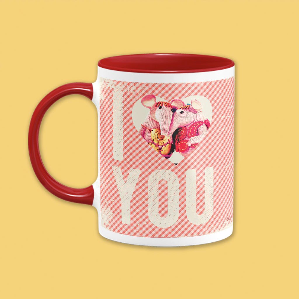 Love You Clangers Coloured Insert Mug