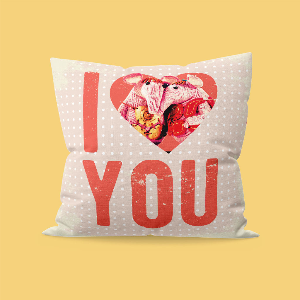 Love You Clangers Cushion