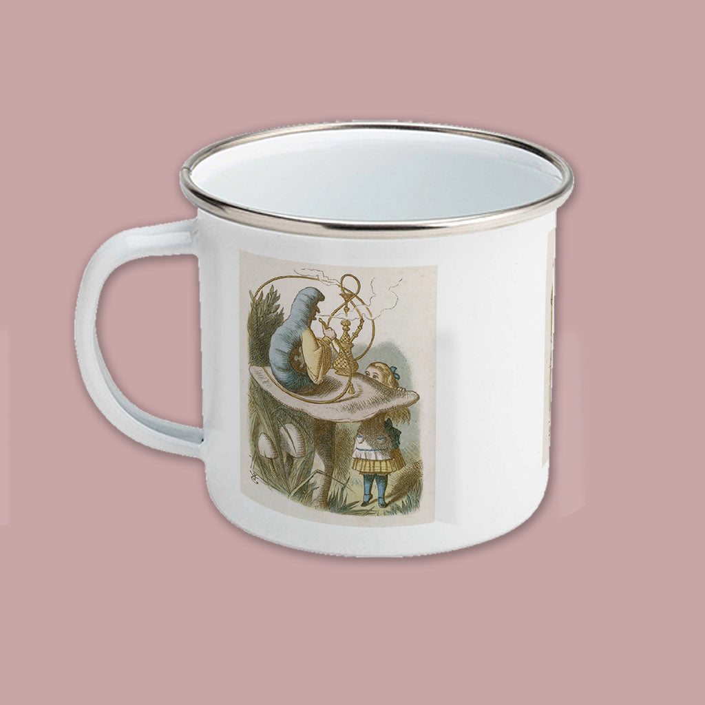 Alice In Wonderland, Caterpillar Enamel Mug