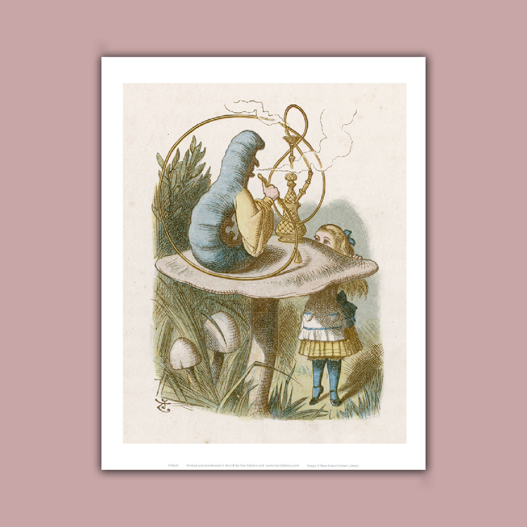 Alice In Wonderland, Caterpillar Art Print