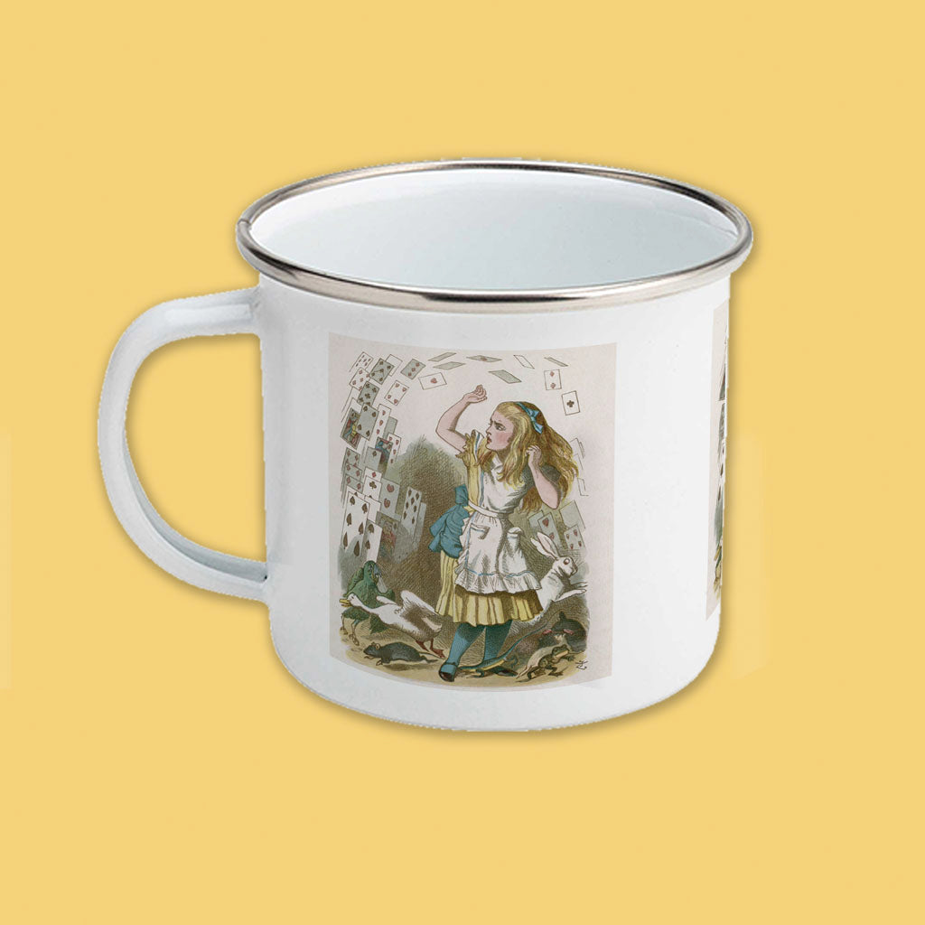 The Shower Of Cards 55 Enamel Mug