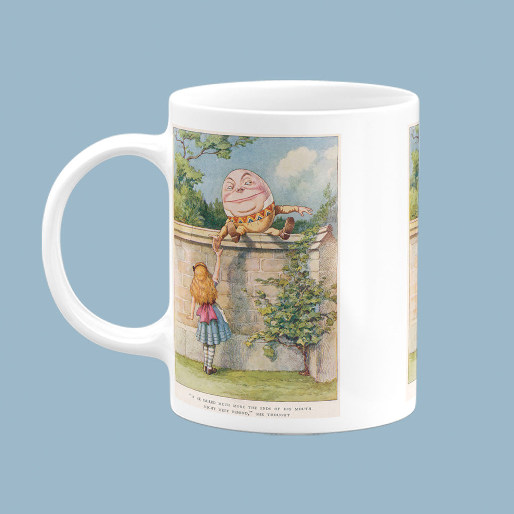 Alice in Wonderland with Humpty Dumpty Mug