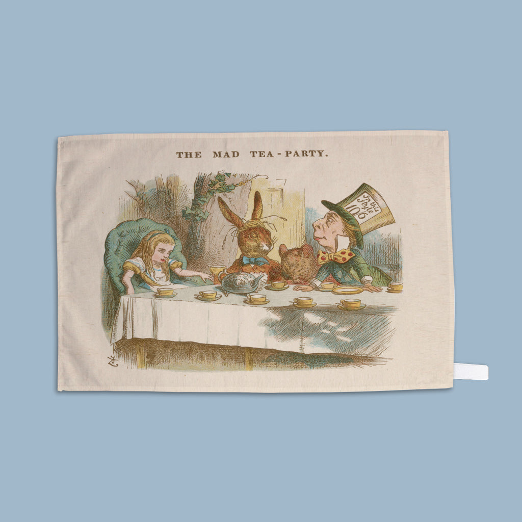 The Mad Tea-party Tea Towel