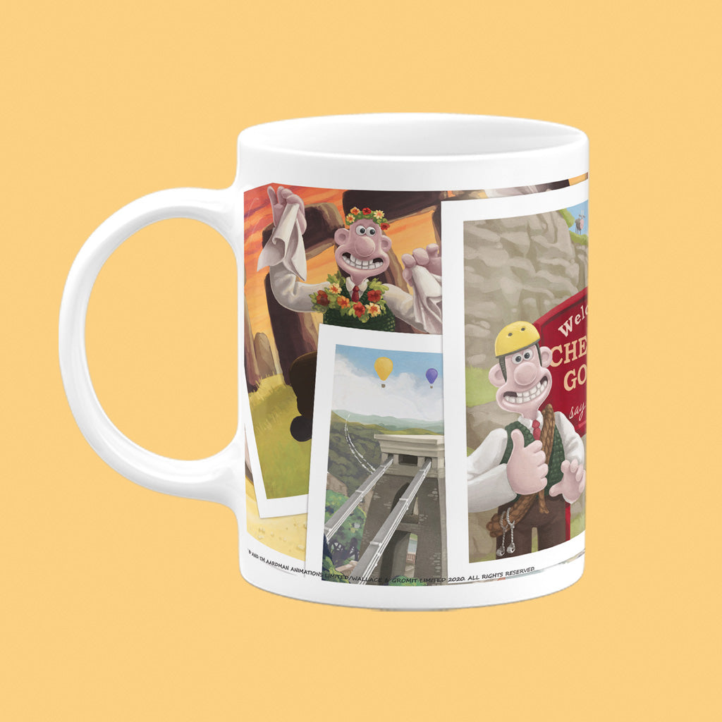 Wallace and Gromit Visit Chedder Gorge Mug