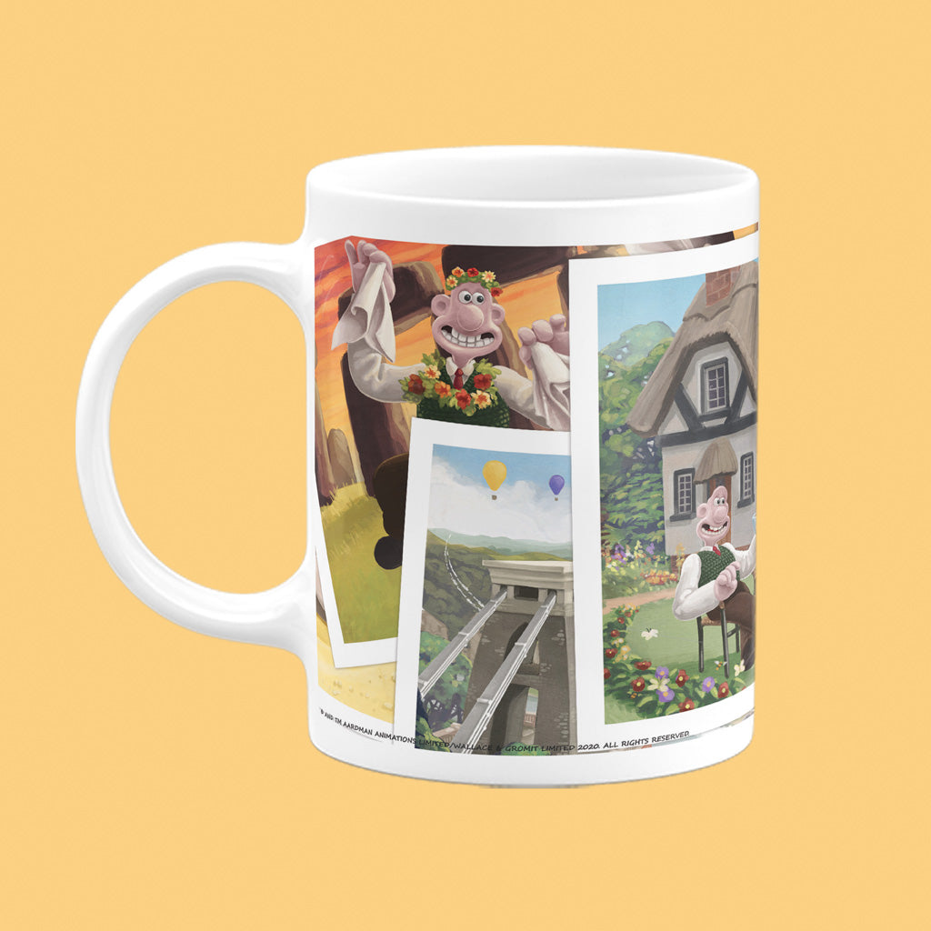 Wallace and Gromit enjoying the Countryside Mug