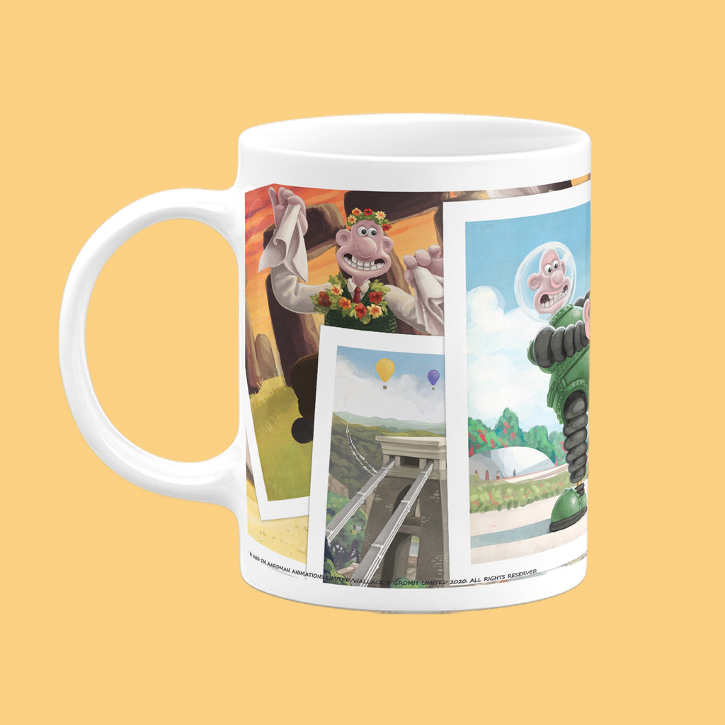 Wallace and Gromit Visit the National Space Centre  Mug