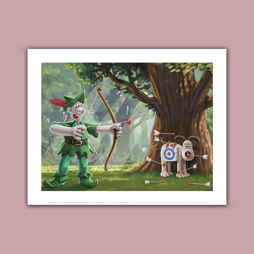 Wallace and Wallace visit Nottingham Forest Art Print