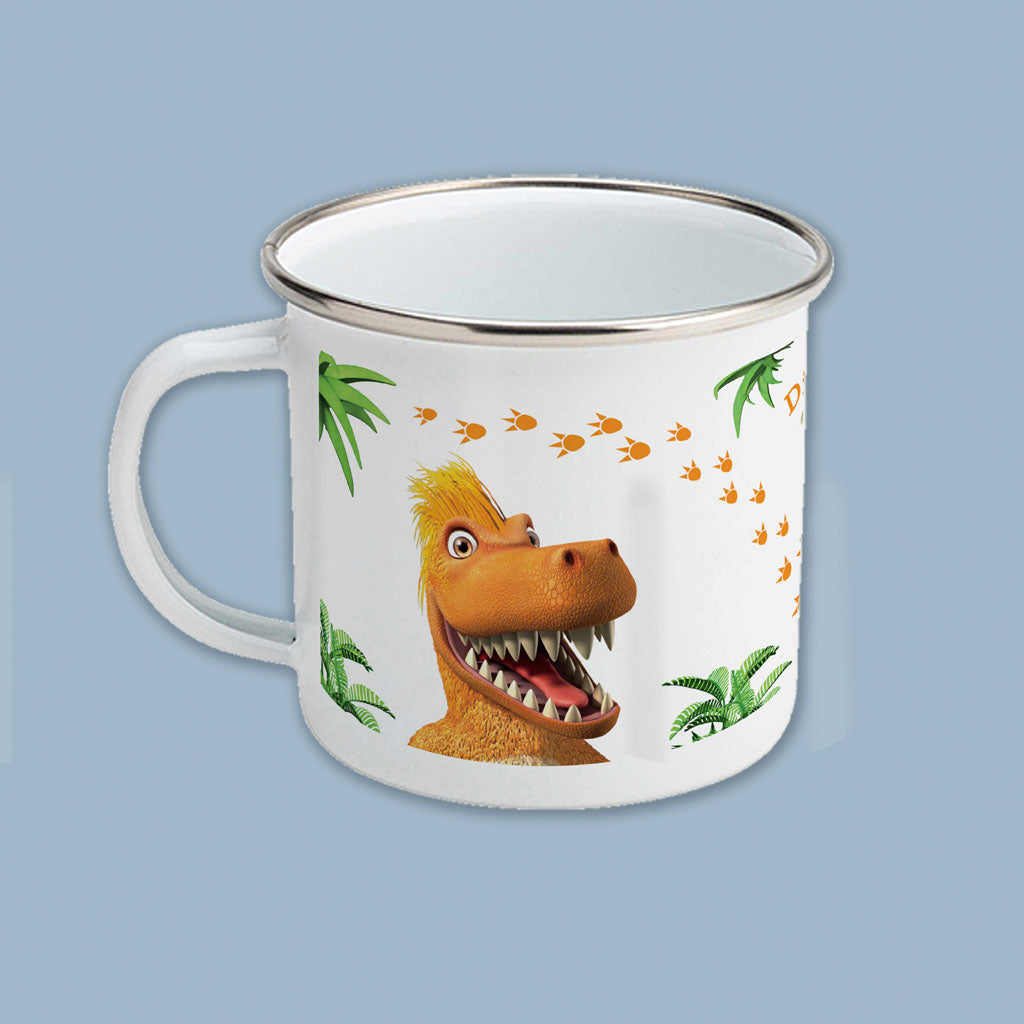 Dinosaur Boo The Deinonychus Enamel Mug