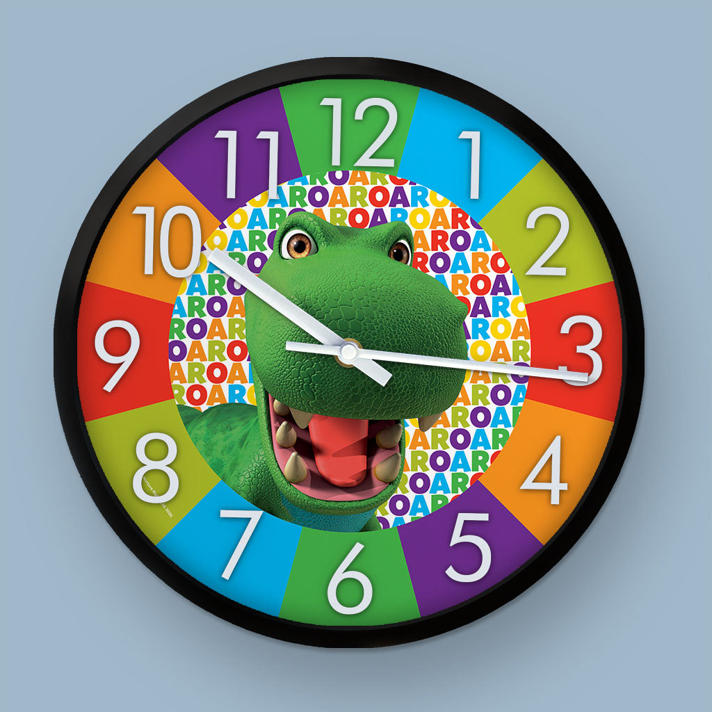 Dinosaur Roar Letters Clock