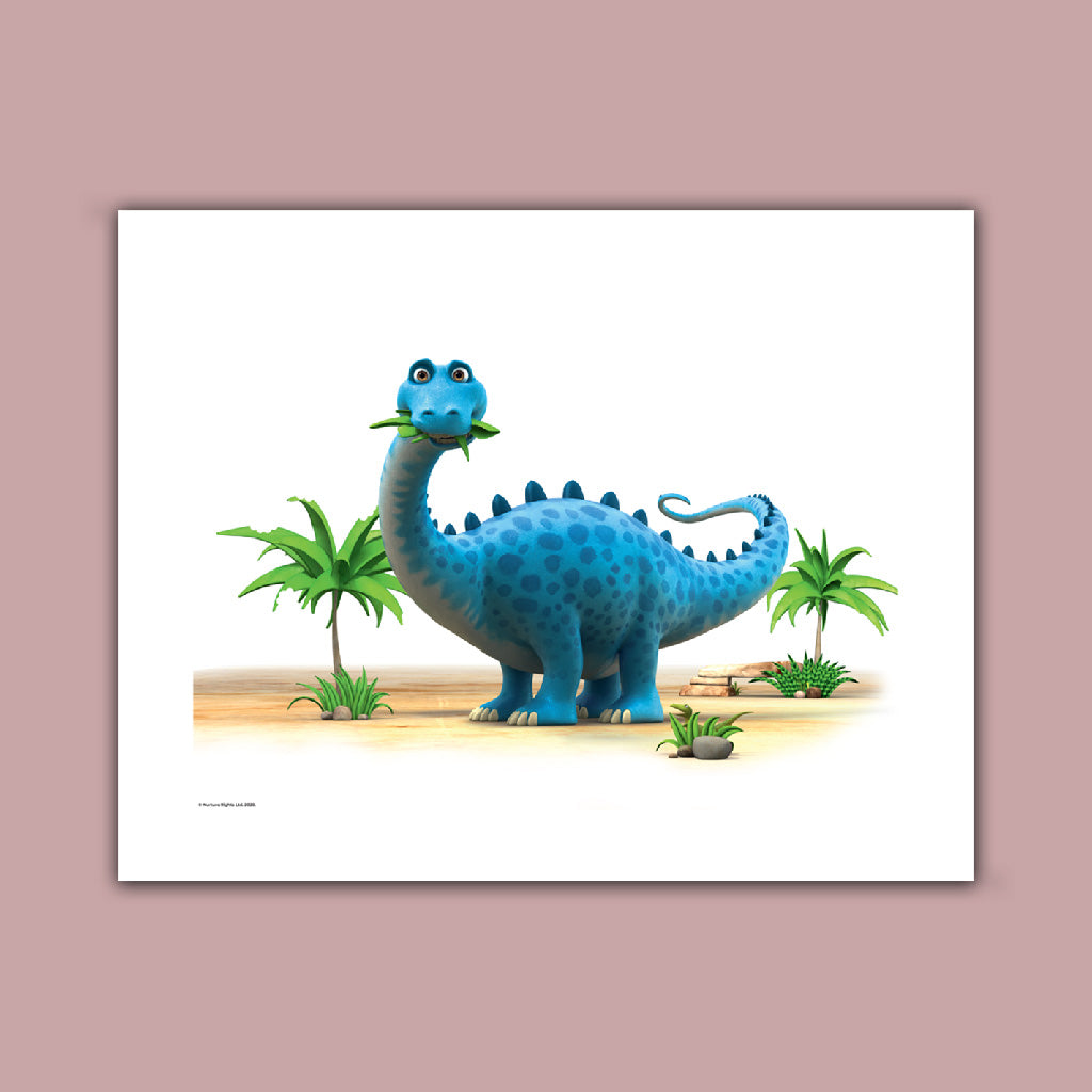 Dinosaur Munch The Diplodocus Art Print