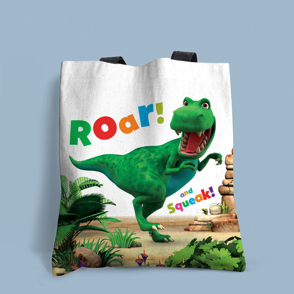 Dinosaur Roar Scenes Edge-to-Edge Tote Bag