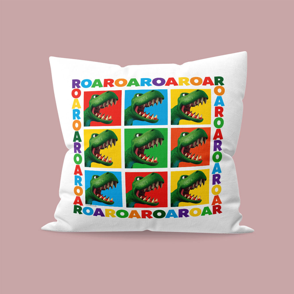 Dinosaur Roar Squares Cushion