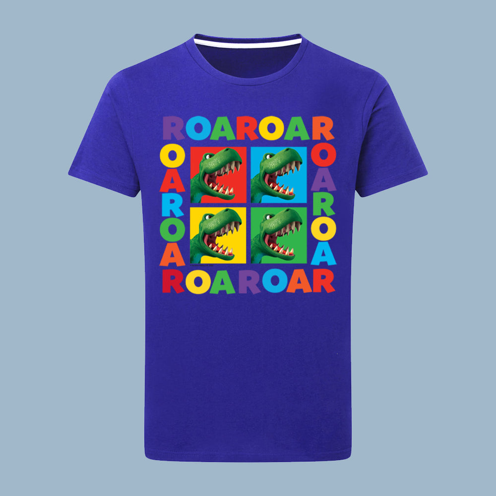 Dinosaur Roar Squares T-Shirt